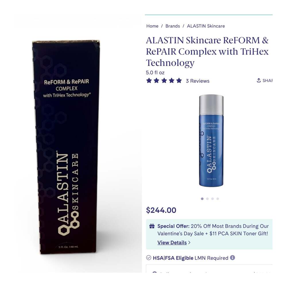 ALASTIN Skincare ReFORM & RePAIR Complex with TriHex Technology 5.0 fl oz